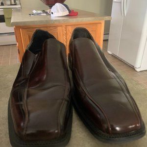 Alfani brown leather dress shoes size 13M